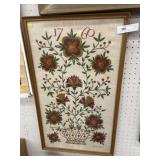 John L. Gieroch Framed Textile