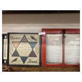 Contemporary Game Board with Window Panel