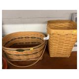 (2) Longaberger Baskets