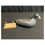 D. Unruh Holtwood, PA Carved American Coot Decoy