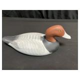 D. Unruh Holtwood, PA Carved Redhead Duck Decoy