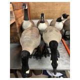 (5) Big Foot Plastic Body Goose Decoys