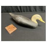 D. Unruh Holtwood, PA Carved Black Duck Decoy