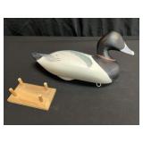 D. Unruh Holtwood, PA Carved Blue Bill Decoy