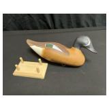 D. Unruh Holtwood, PA Blue Wing Teal Carved Decoy