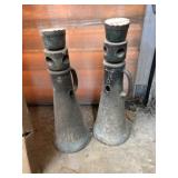 (2) Vintage Heavy Duty Barn Screw Jacks