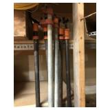 (5) Pipe Clamps