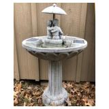 Plastic Bird Bath Water Fountain