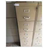 Cole 4 Drawer Metal File Cabinet