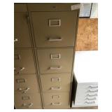 Cole 4 Drawer Metal File Cabinet