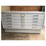 Safco 5 Drawer Blueprint Cabinet
