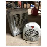Small Electric Heater and Fan