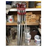 (4) Adjustable Zip Wall Telescoping Barrier Poles