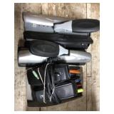 (3) Paper Punches, Office Supplies, Sm. Speakers