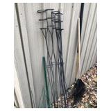 (7) Metal Tiki Torch Holders