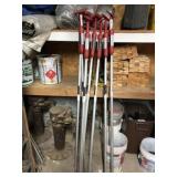 (4) Adjustable Zip Wall Telescoping Barrier Poles