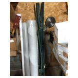 (5) Metal T-Fence Posts