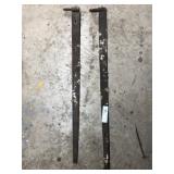 Pair of Barn Door Strap Hinges