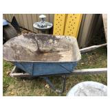 Jackson Metal Wheelbarrow w/ Pneumatic Tire