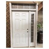 Casement Entrance Door with Transom & Side Light