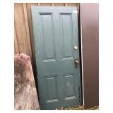 Vintage Wooden Panel Door