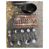 Coal Bucket, Contemporary Candle Holder, Log Holde