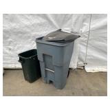 Rubbermaid Garbage Can & Other Can