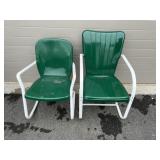(2) Vtg. Porch Chairs