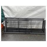 (2) Metal Folding Utility Shelves