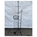 (2) Longaberger Basket Holders & Garden Hose