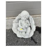 Concrete Child Form Statue