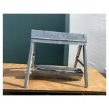 (2) Folding Metal Sawhorses