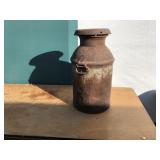 Vtg. Metal Milk Can