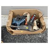 Grouping of Misc. Tools - Drills, Planes, Oil