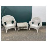3 Pc. Wicker Furniture Set