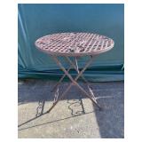 Collapsible Outdoor End Table