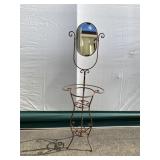 Wrought Iron Wash Stand w/ Mirror