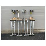 3 Sets of Drywall Stilts