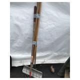 Snow Shovel, Edger, Stone Rake