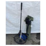 (2) Fishing Nets, Bag Chair