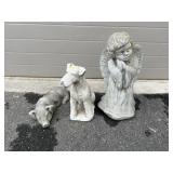 3 Concrete Statues