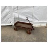 Vtg. Metal Pull Wagon