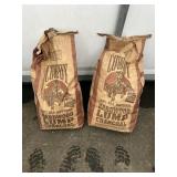 (2) Bags of Cowboy Hardwood Lump Charcoal
