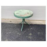 Painted Metal End Table