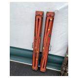 (2) Metal Folding Sawhorses