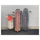 (3) Vtg. Runner Sleds