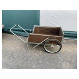 Wooden Garden Wheelbarrow