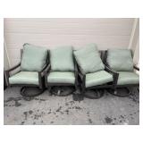 (4) Modern Swivel Chairs