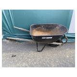 True Temper Metal Tub Wheelbarrow