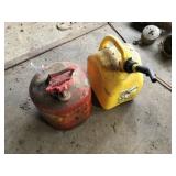 Plastic and Metal Fuel Cans